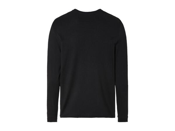 Livergy Men's Thermal Long-Sleeve Top - Black