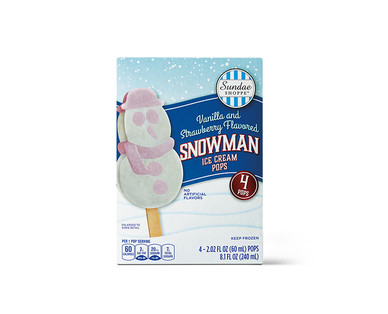 Sundae Shoppe Reindeer or Snowman Character Pop