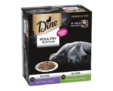 Dine Cat Food Multipack 14 x 85g