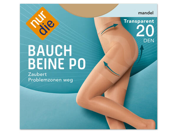 nur die Damen Strumpfhose „Bauch Beine Po", 20 DEN*