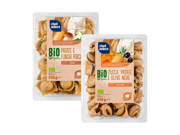 Filled Organic Ravioli or Tortelloni