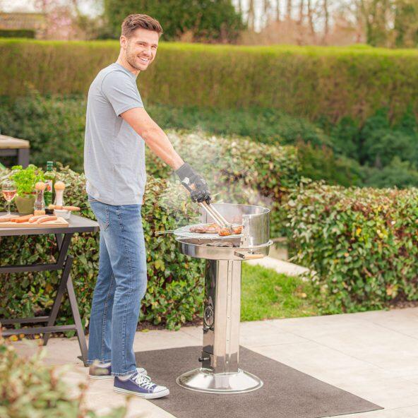 BBQ(R) 				Roestvrijstalen zuilbarbecue
