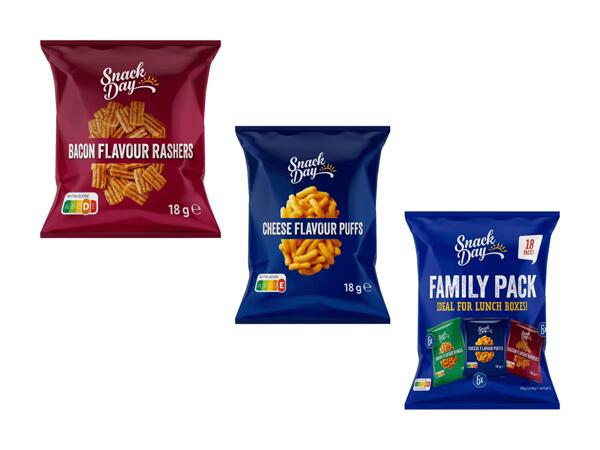 Sélection de snacks