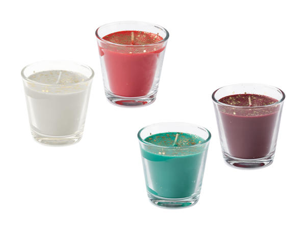 Bougie parfumée dans un verre