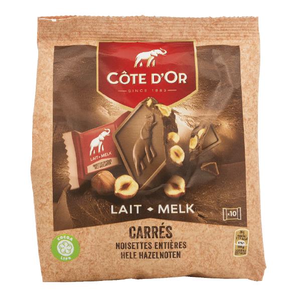 Morceaux de chocolat au lait