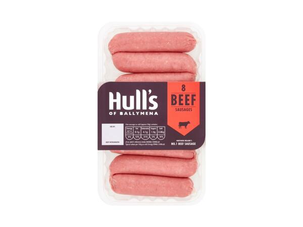 Hull's Beef Sausages