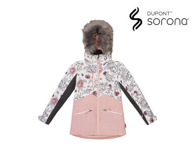 Children's Ski Jacket - Denim or Printed Pink