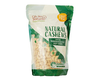 Natural Cashews 1.2kg