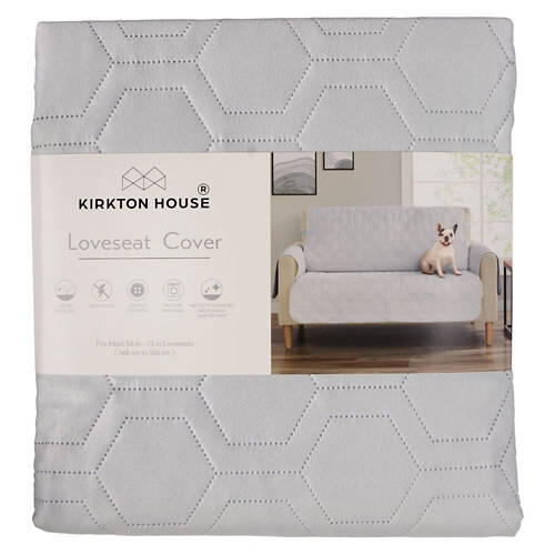Loveseat Cover, Light Gray