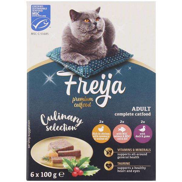 Freija kattenvoer kerstmaal
