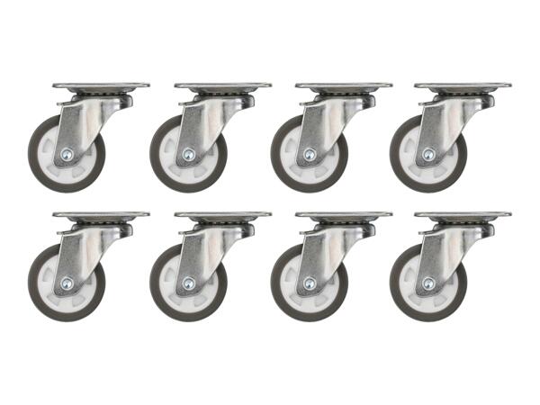 Castors Set, 4 or 8 pieces