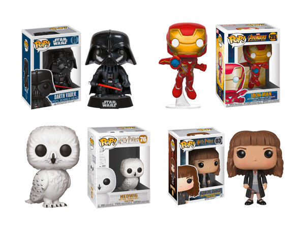 Figurines Funko Pop (uniquement au Tessin)