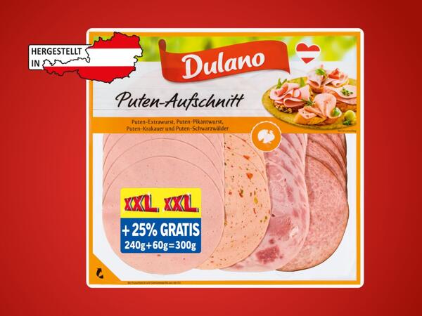 Puten-Aufschnitt