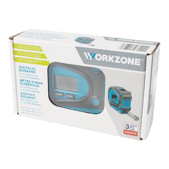 WORKZONE(R) 				Mètre-ruban numérique