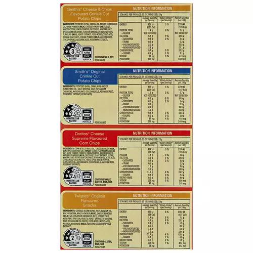 Chips Mega Mix 60 Pack 1140g
