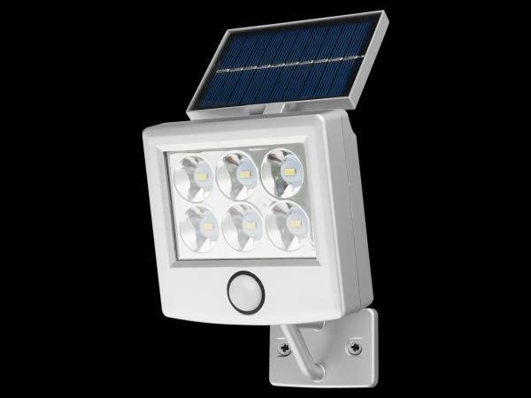 Solární LED reflektor s pohybovým senzorem