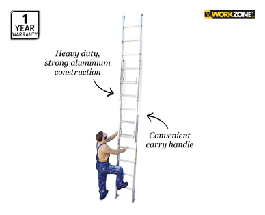 TRIPLE EXTENSION LADDER 4.15M