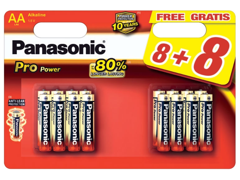 Panasonic Pro Power Gold Batteries