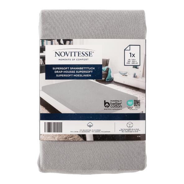 NOVITESSE(R) Superweiches Spannbetttuch