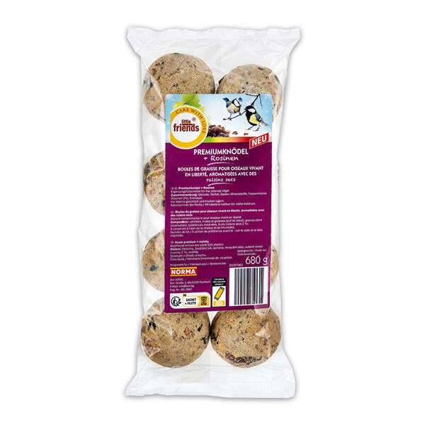 Fruchtknödel / Nussriegel / Futterzapfen