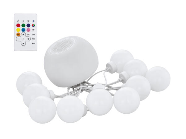 Guirlande lumineuse à LED avec haut-parleur Bluetooth