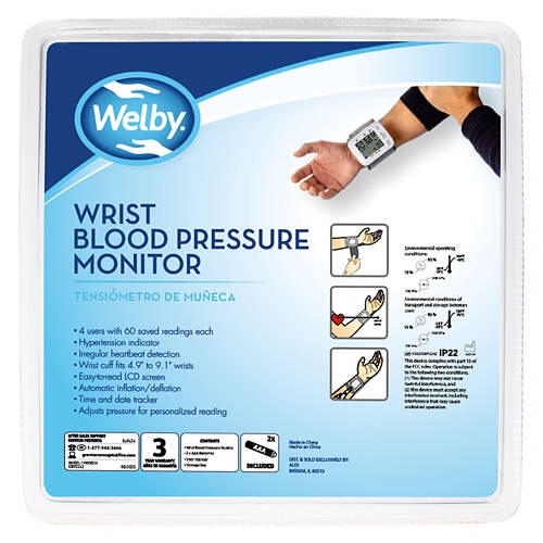 Wrist Blood Pressure Monitor