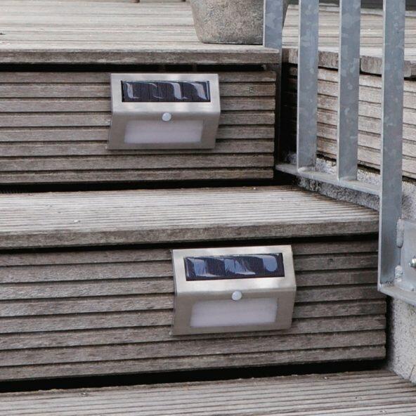 Trapverlichting op zonne-energie