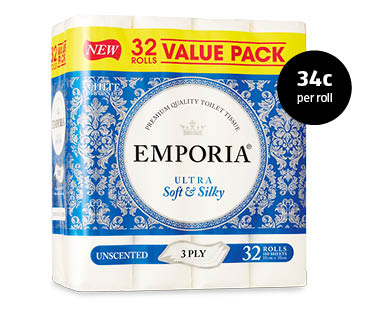 Emporia 3ply Toilet Tissue 32pk