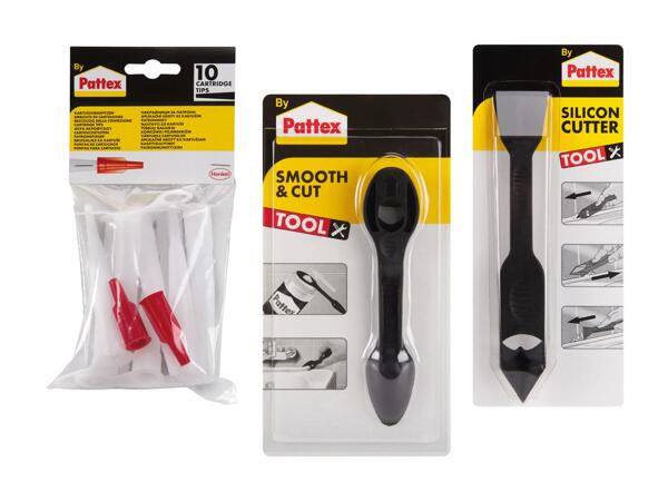 Cutter pour joints en silicone/​​cutter et lisseur/​​pipettes pour cartouches Pattex
