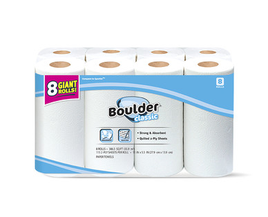 Boulder 8-Pack Giant Roll Classic paper Towels
