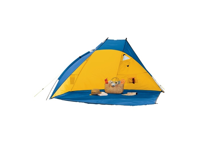 Afsluitbare strandtent