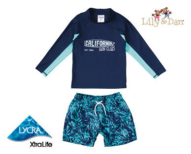 Children's Rashvest and Boardshort Set