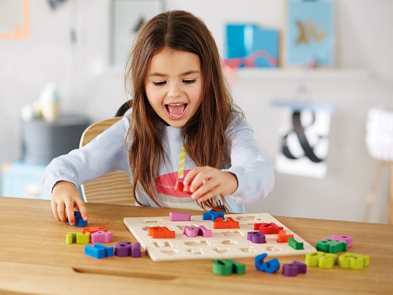 PLAYTIVE JUNIOR Kids' Wooden Learning Puzzle - Lidl - Great Britain ...