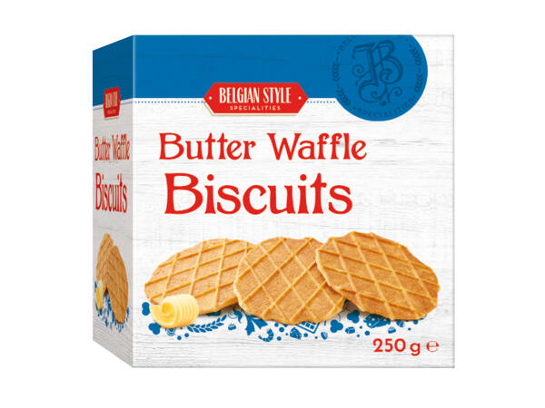 Belgian Style Butter Waffles Biscuits - Lidl - Great Britain - Specials ...