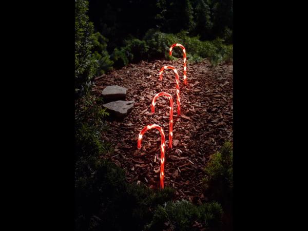 LED Stake Lights With Ground Spike, 4 or 5 Pieces