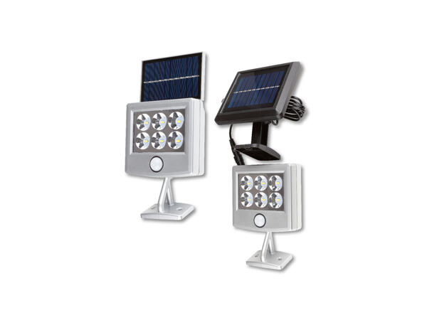 LED-strålkastare med solceller