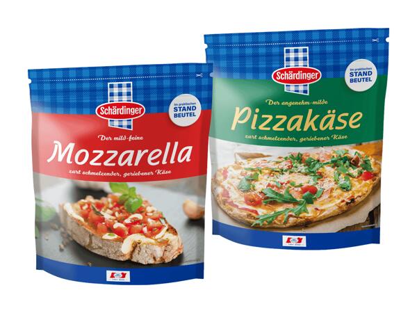 Käse gerieben