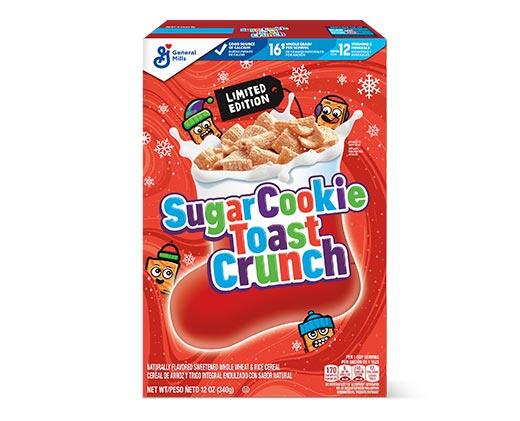General Mills 
 Sugar Cookie or Gingerbread Toast Crunch Cereal