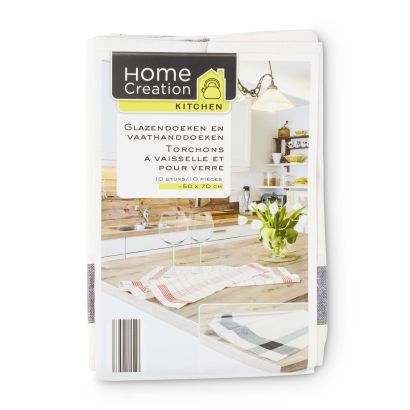 Essuies de cuisine, 10 pcs