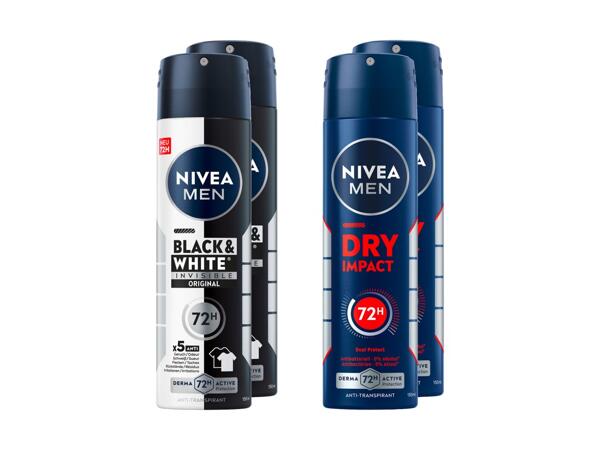 Déo Spray Nivea Men, pack de 2