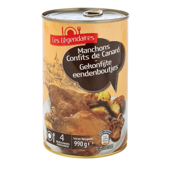 Gekonfijte eendenboutjes