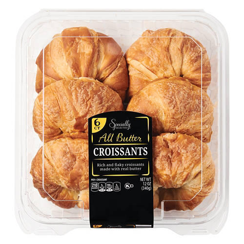 All Butter Croissants, 6 count