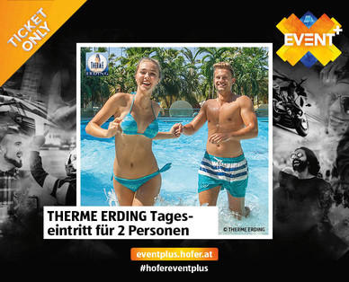 THERME ERDING Tageseintritt für 2 Personen