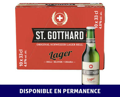 ST. GOTTHARD
BIÈRE LAGER BLONDE