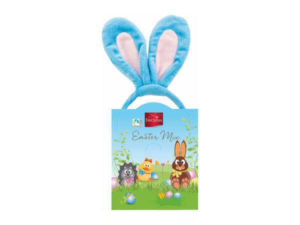Favorina Bunny Ears Headband & Chocolate