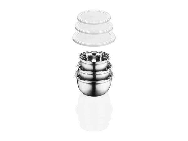 Ernesto Stainless Steel Bowls - Set of 3