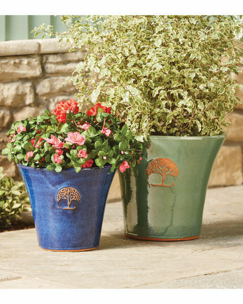 Blue Gardenline Stamford Planter