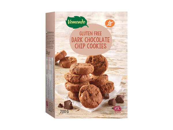 Biscotti con gocce di cioccolato fondente
