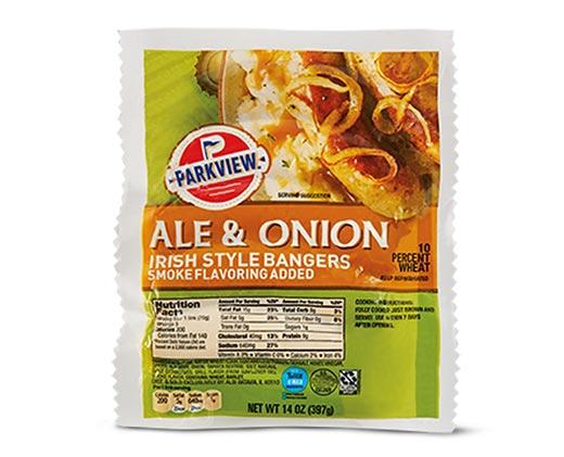 Parkview 
 Irish Style Bangers Original or Ale & Onion