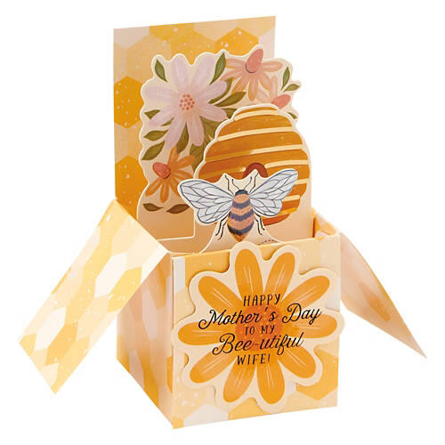 Bee-utiful ife Pop-Up Box Mother's Day Card